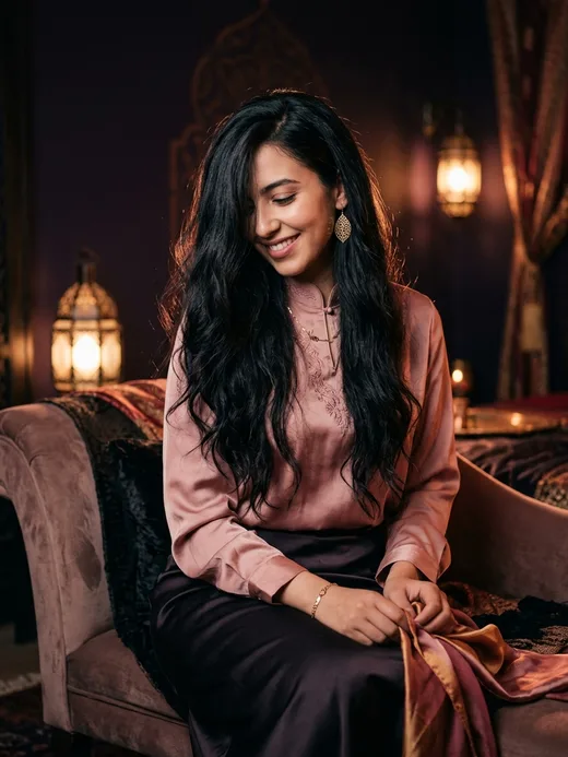 Yasmine, timide au début — tel rose pas cher